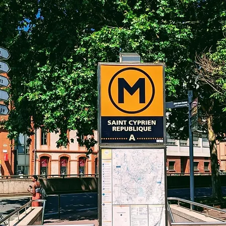 Duplex Calme En Centre-ville Avec Climatisation Et Parking Gratuit Διαμέρισμα Τουλούζη