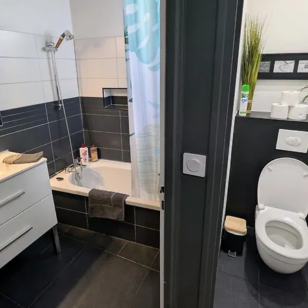 Duplex Calme En Centre-ville Avec Climatisation Et Parking Gratuit *