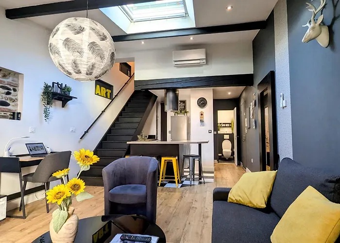 Grand Duplex - Parking Prive - Centre - Calme *