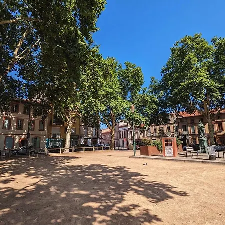 Duplex Calme En Centre-ville Avec Climatisation Et Parking Gratuit 아파트
